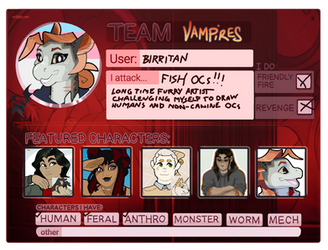 Art Fight 2023 Birritan Team Vampires