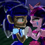 Sonic Werehog And Twilight Sparkle.