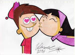 Timmy Turner and Trixie Tan