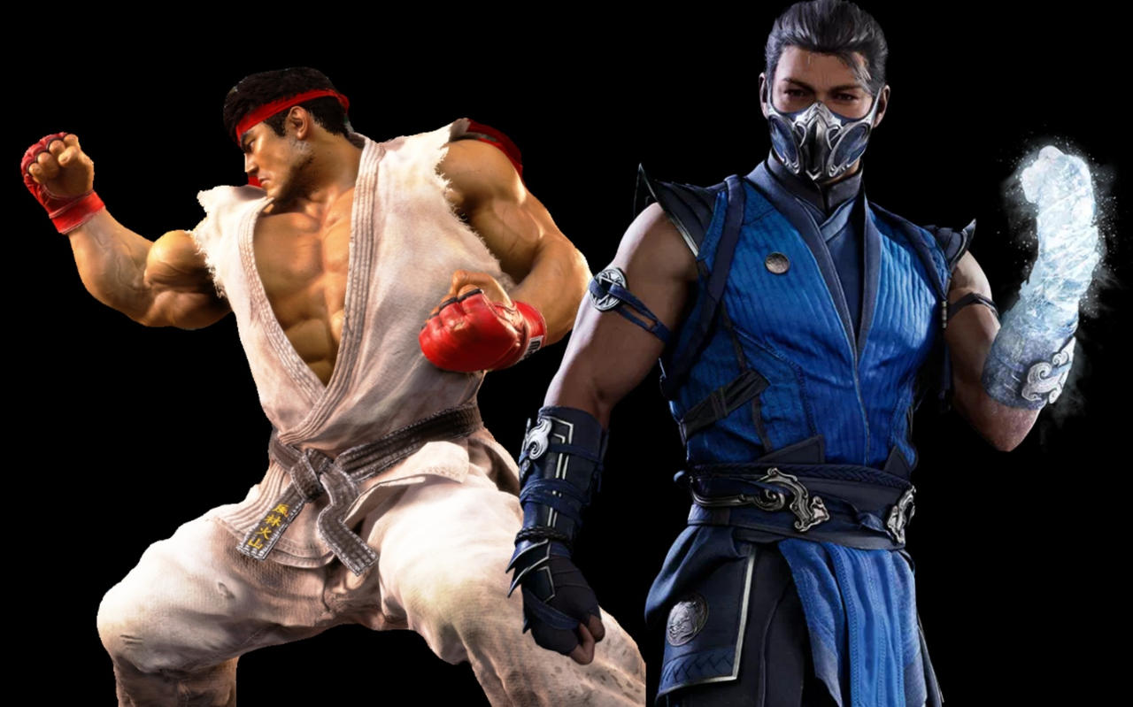 Sub Zero Vs Ryu Ryu and Sub-Zero by GameGodP on DeviantArt