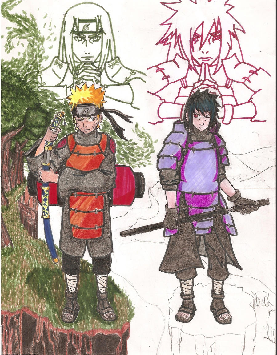 Naruto and sasuke - Final Battle by RenderLand on DeviantArt