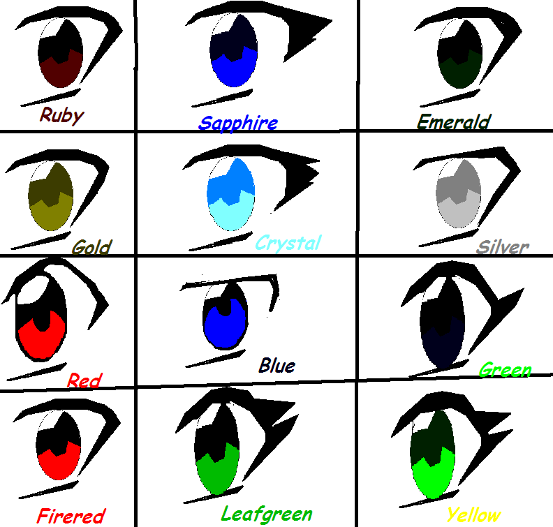 Pokemon Manga Eyes By Luck-Of-The-Draw-207 On Deviantart
