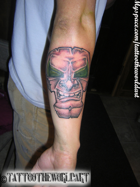 mask tattoo