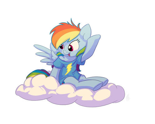 Bronycon print: Rainbow Dash