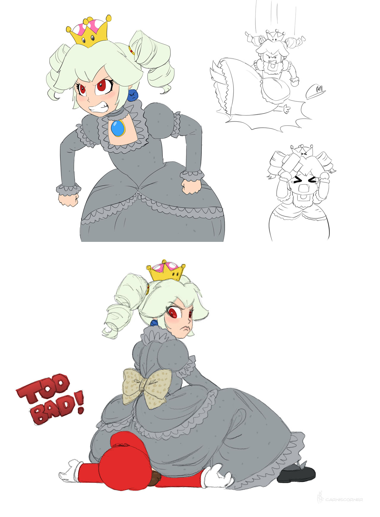 Thwomp Comic Princess Thwomp by Siansaar on DeviantArt