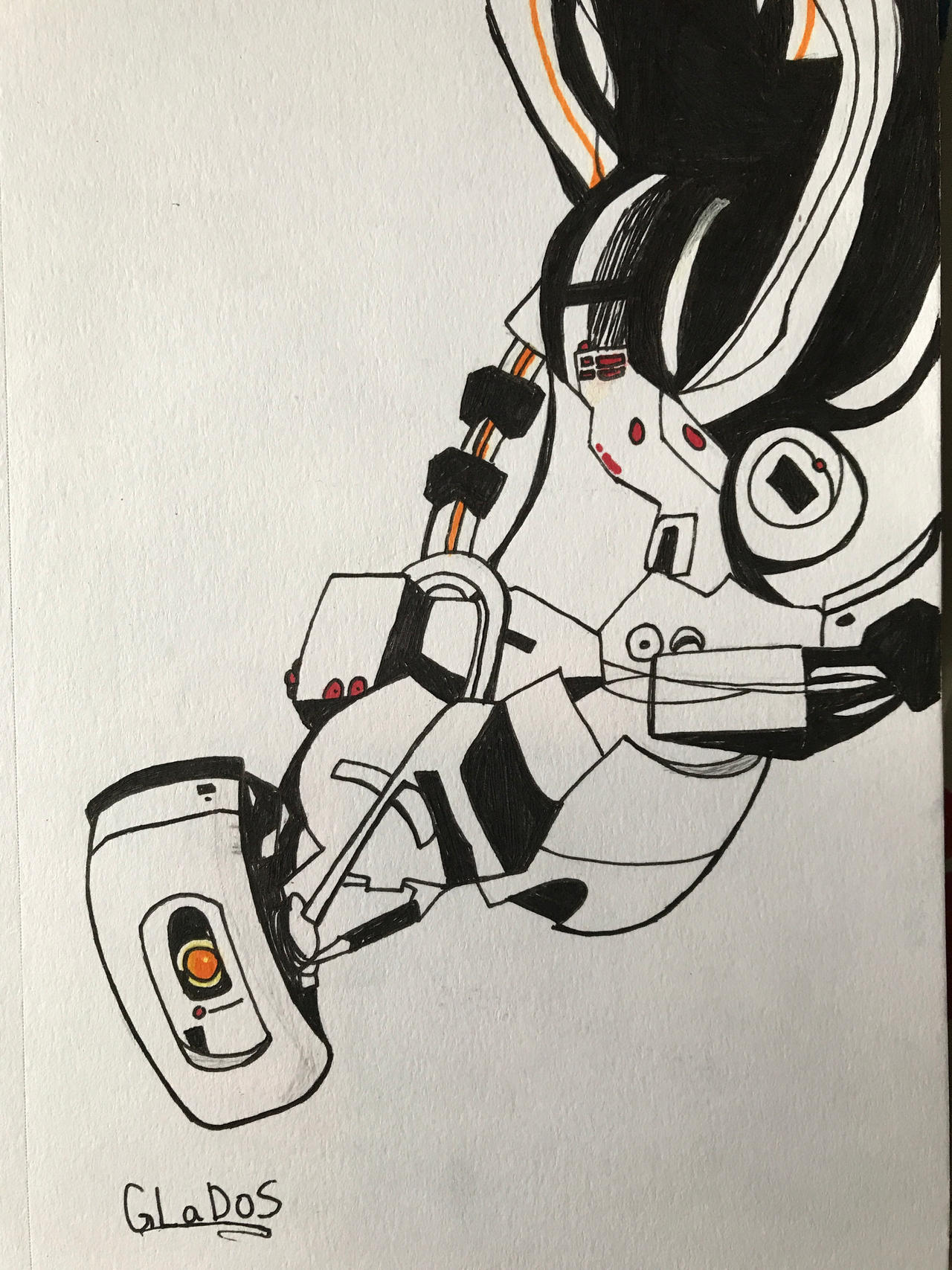 GlaDOS fanart by IcecreamWizard on DeviantArt