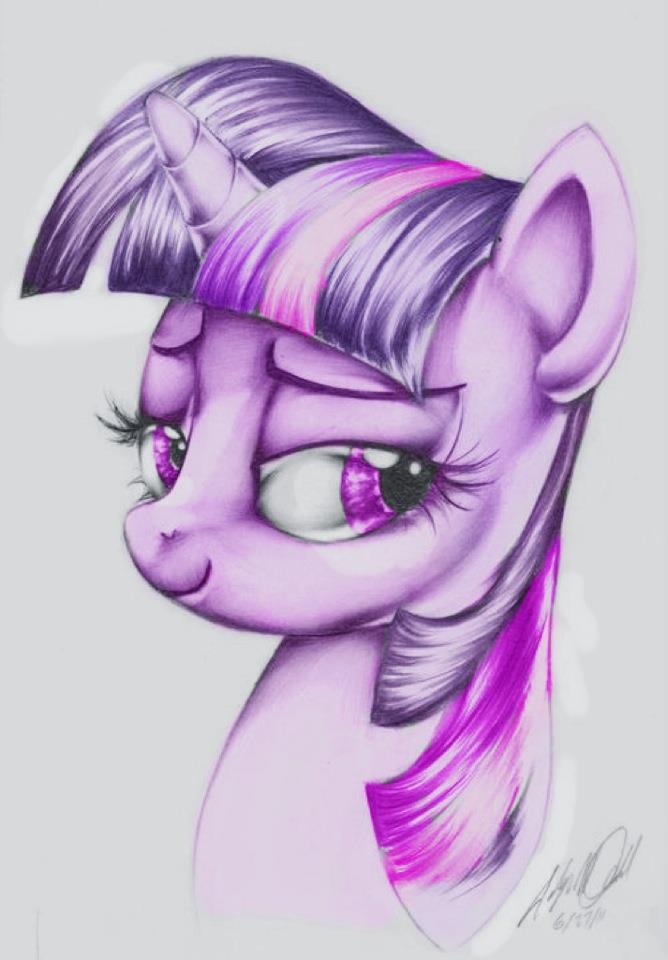 Quick Recoloration of Twilight Sparkle.