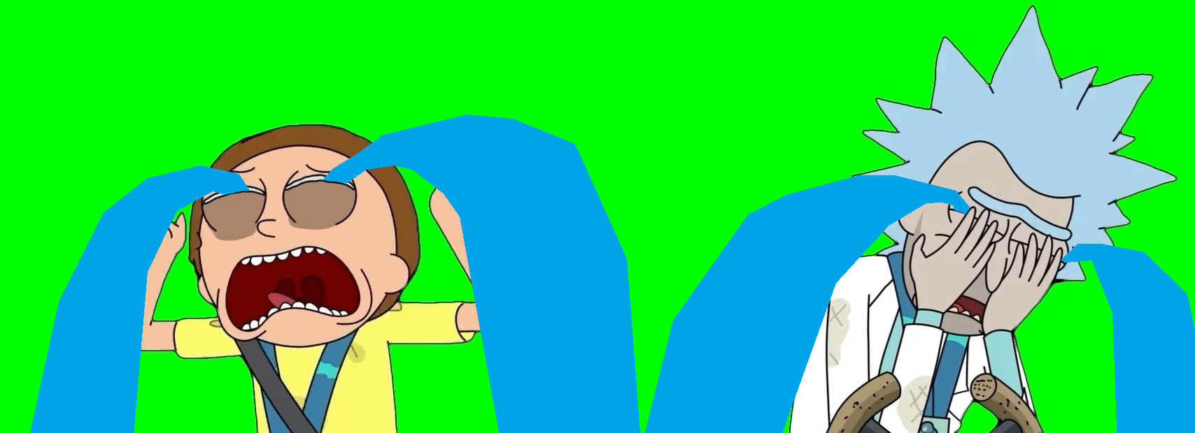 Rick and Morty Crying