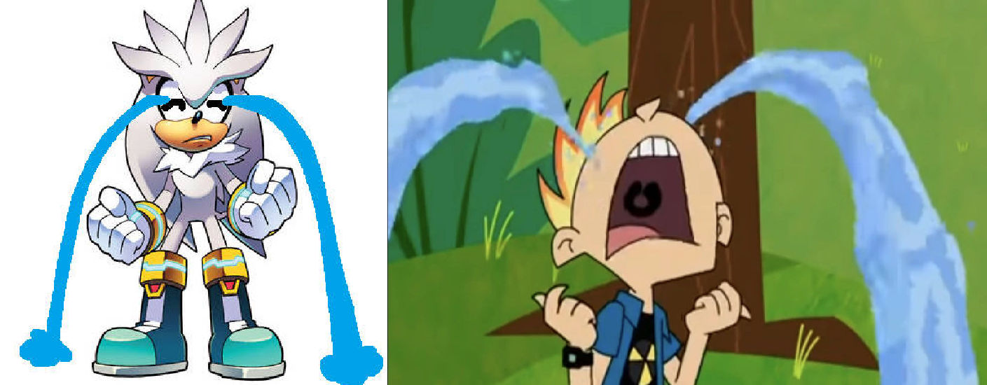 Johnny Crying Rbit Silver the Hedgehog and Johnny Test Crying by NicholasJudy456Rtrnz on ...