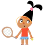 Mona as a Tennis Player