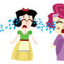 Cindy, Bianca, Hime, Iria and Zade Crying