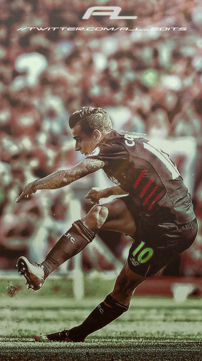 Coutinho Free Kick Against Arsenal Wallpaper By A L Edits On Deviantart Coutinho Free Kick Against Arsenal Wallpaper By A L Edits On Deviantart