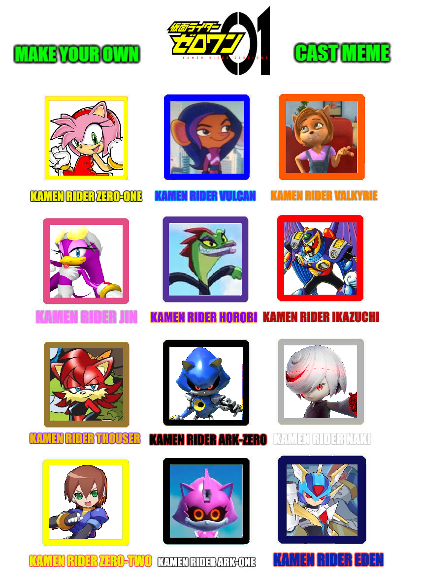 Kamen Rider Zero-One ReCast Meme by TeamProckyBen on DeviantArt