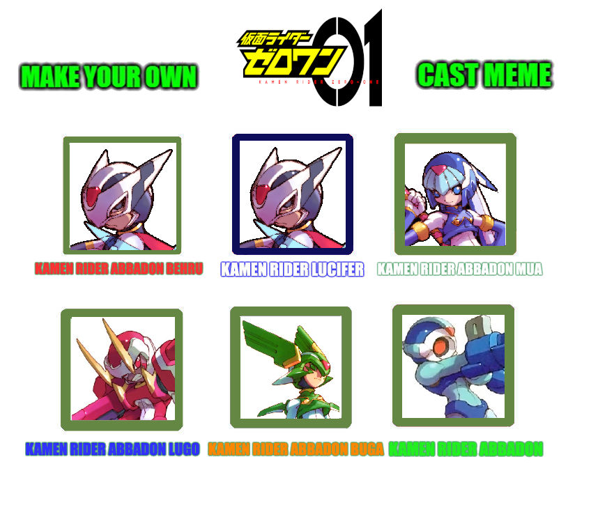 Kamen Rider Zero-One Movie (3) Recast Meme by TeamProckyBen on DeviantArt