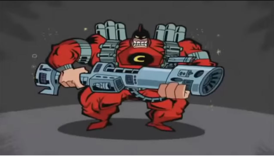 The '80s Overly Muscular Weapon-Toting Chin! by TeamProckyBen on DeviantArt