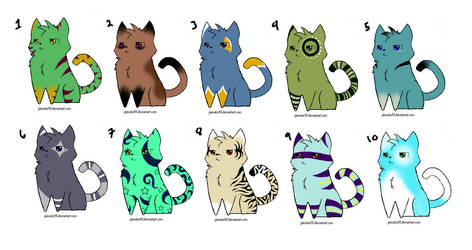 100Cats Pt.2, 5pts each