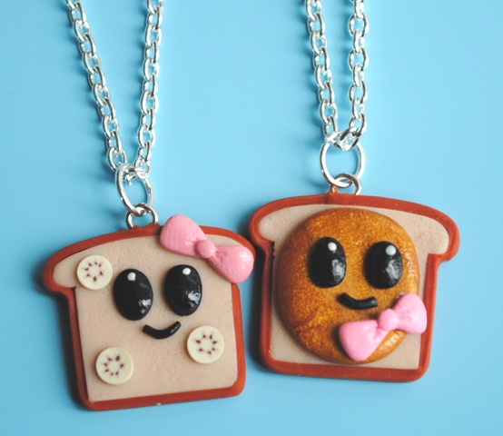 PB and Banana Toast Necklaces