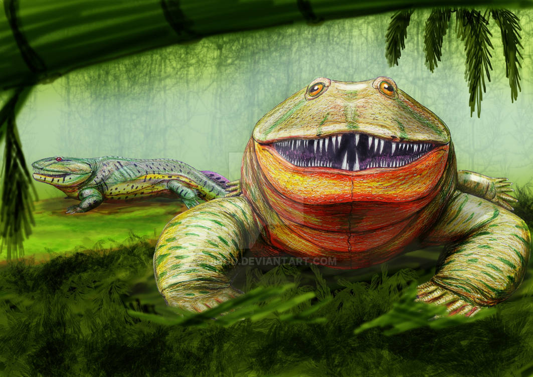 Ichthyostega By DiBgd On DeviantArt