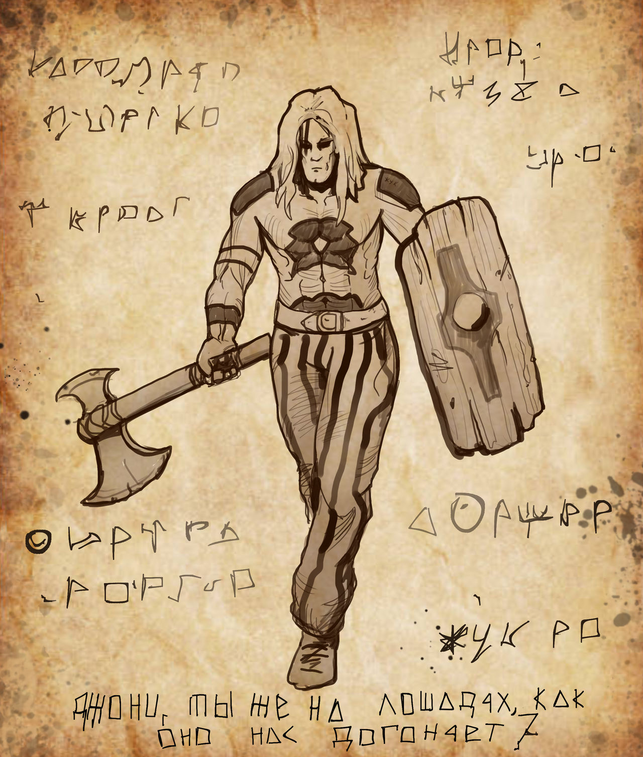 Woad raider aoe2 fanart by Jukrek on DeviantArt