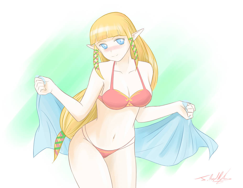 SS Princess Zelda Bikini by Neolink07 on DeviantArt.