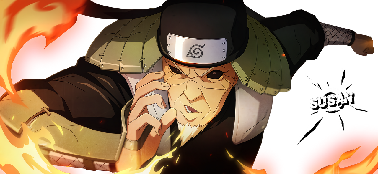 hiruzen sarutobi_RENDER by skayllerz on DeviantArt