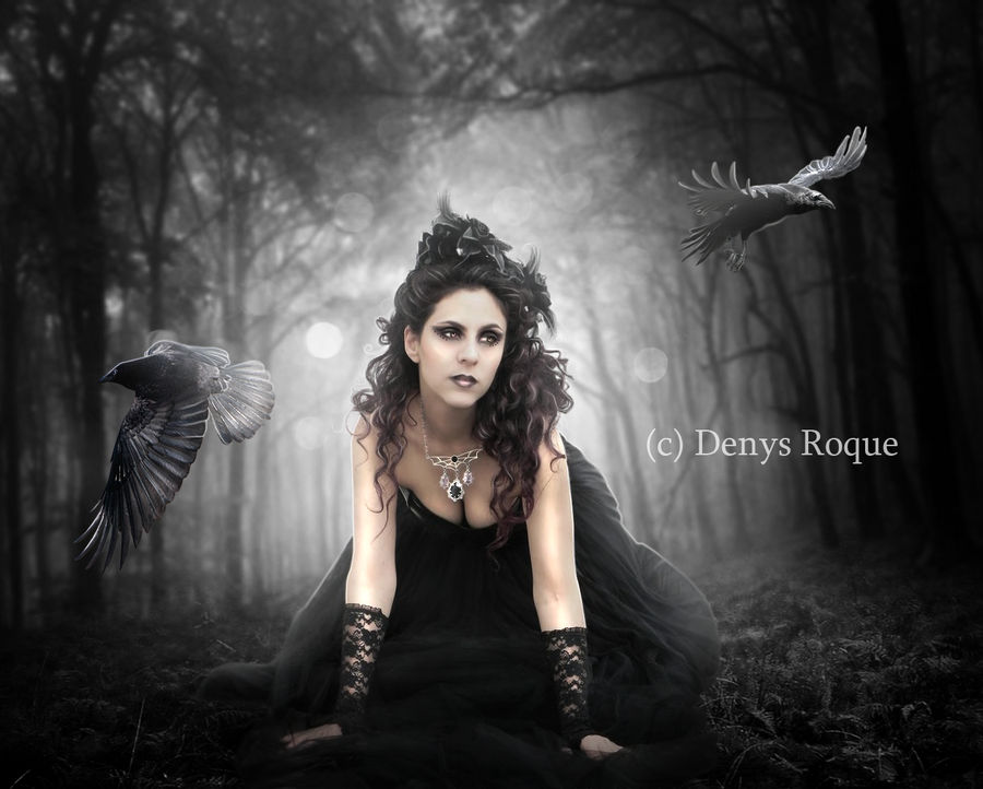 Lady Raven II by DenysDigitalArtwork on DeviantArt