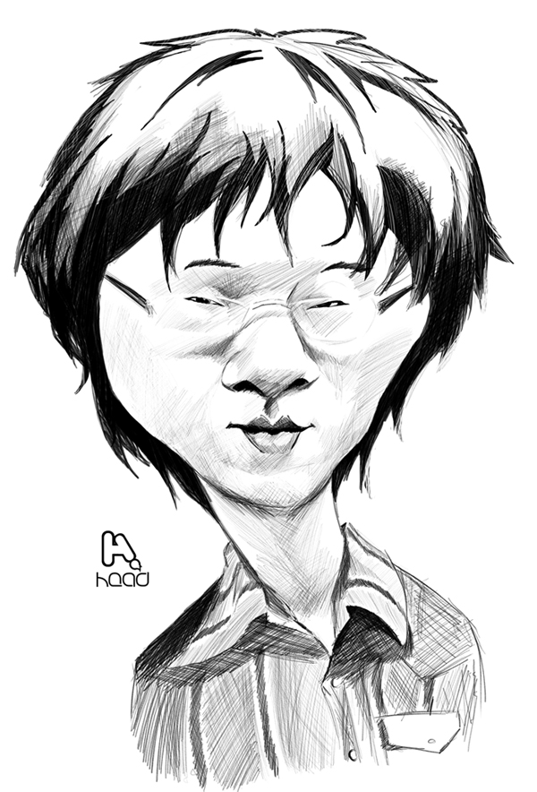 Hyung Tae Kim caricaturesketch