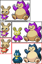 Spinda and Snorlax Lineage