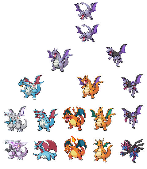 Pokemon Dragons - Aerodactyl to Charizard by Golbolco on DeviantArt