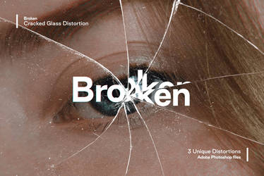 Broken   Cracked Glass Distortions