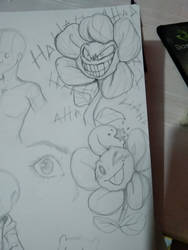 Flowey sketches