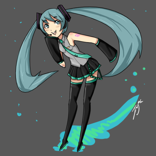 Quick Miku Drawing