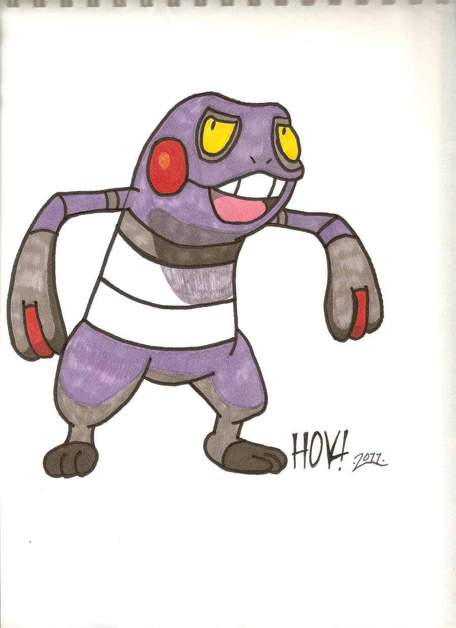Croagun Pokemon-Croagunk by Davidbatmanfan on DeviantArt
