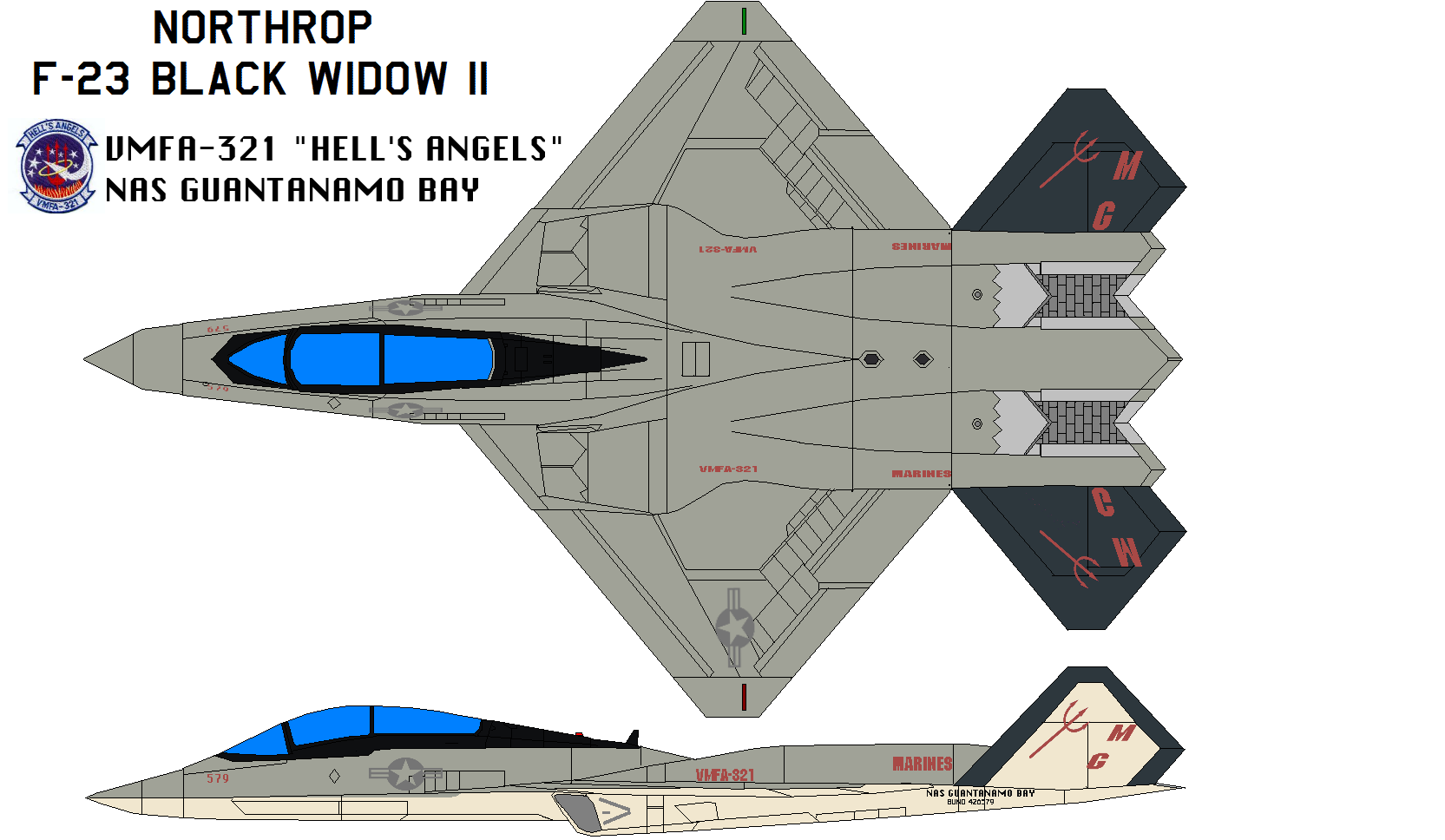 NG F-23B Sea Widow VMFA-321