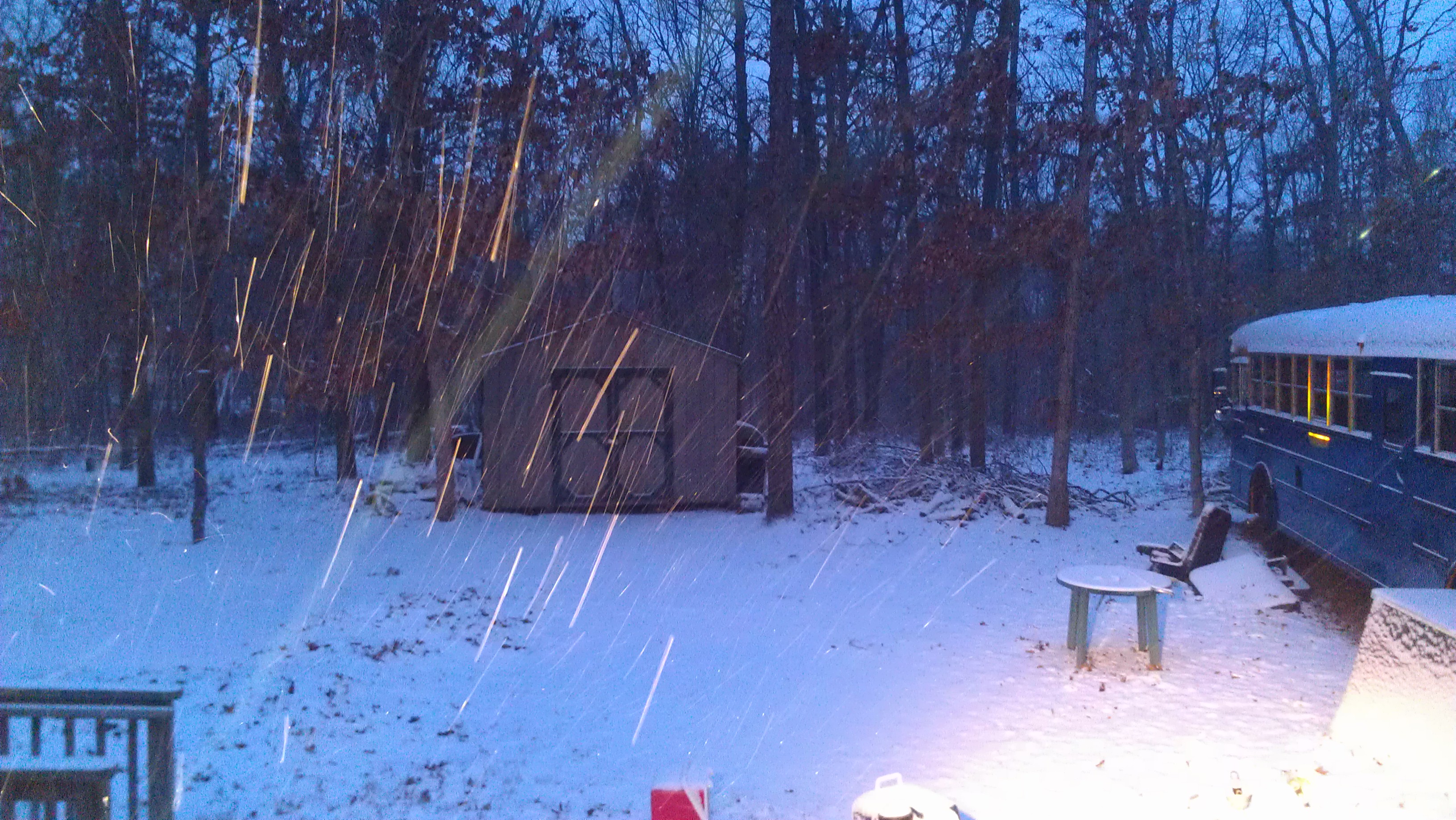 Sad Bus in the Snow...