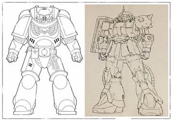 SpaceMarine zaku conversion