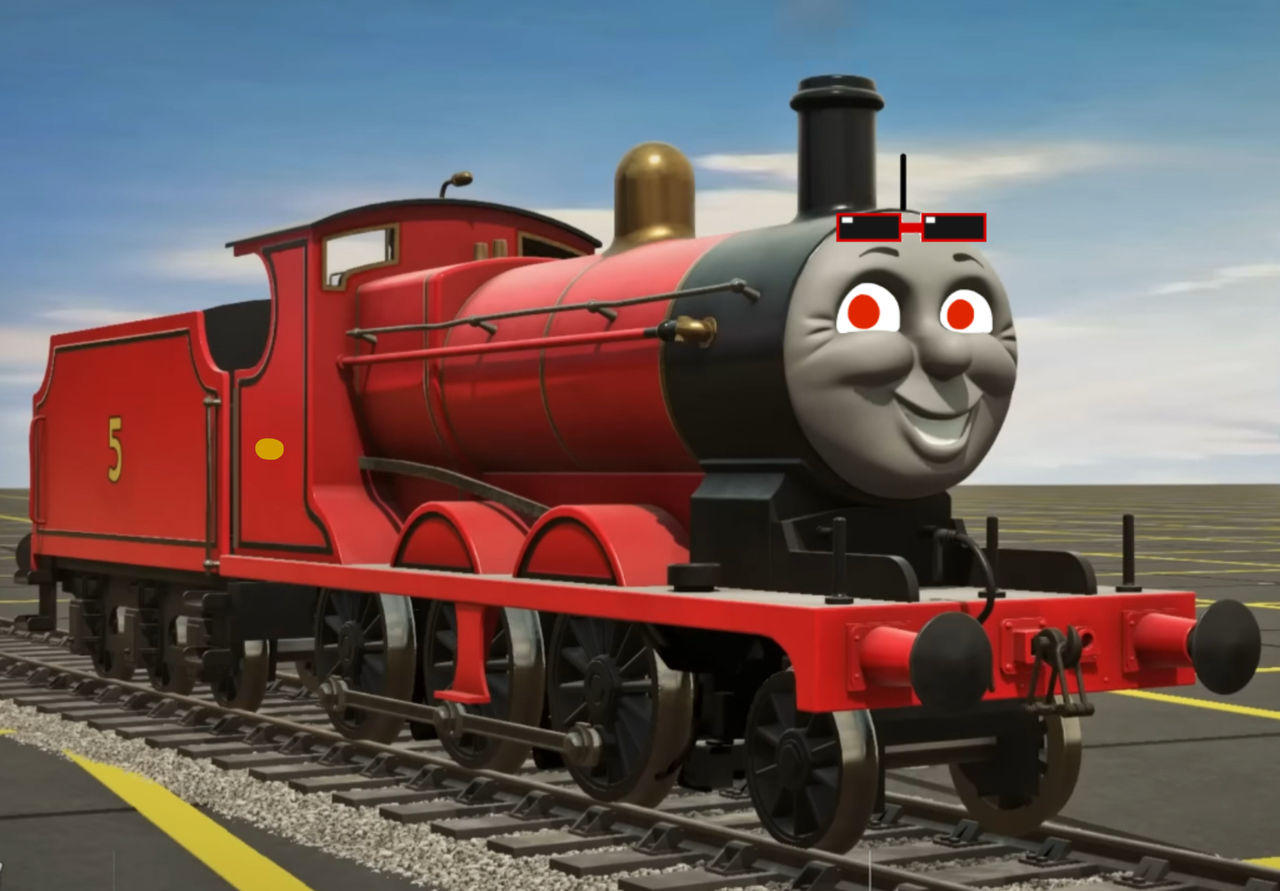 James The Red Engine V2 by quang2024 on DeviantArt