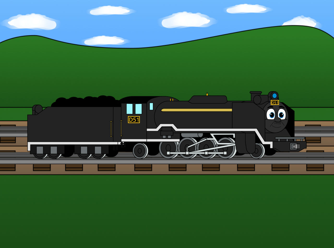 Deviantart Train Engine D51 The Locomotive by quang2024 on DeviantArt