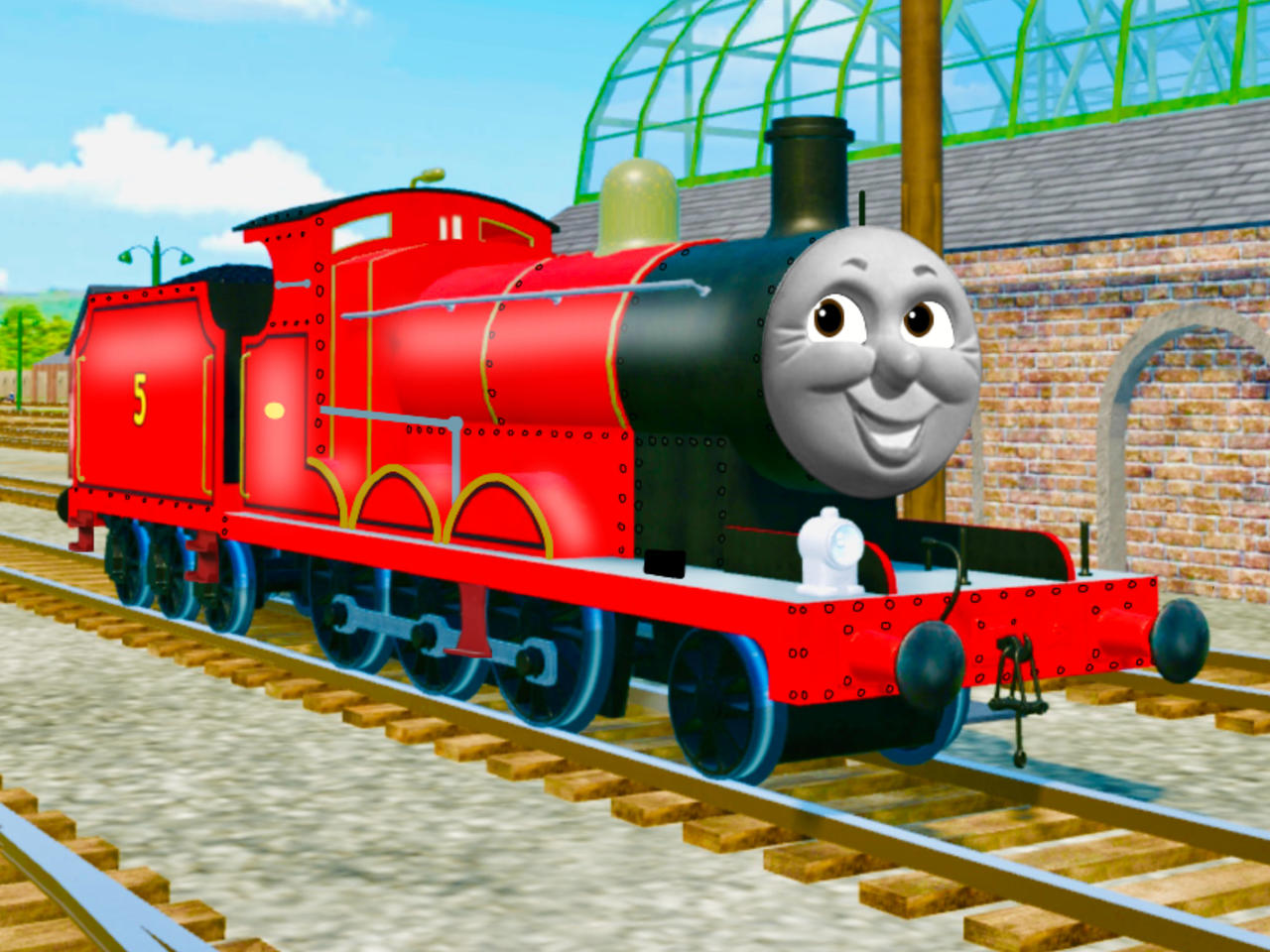 Red H Engine James The Red Engine by quang2024 on DeviantArt