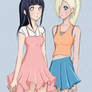 Hinata and Ino.:coloured:.