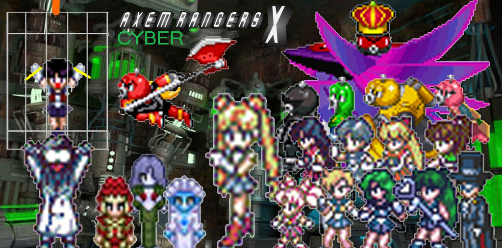 Axem Rangers Power Rangers Axem Rangers X Season 19 (Cyber) Poster by BiohazardStudios1 on DeviantArt