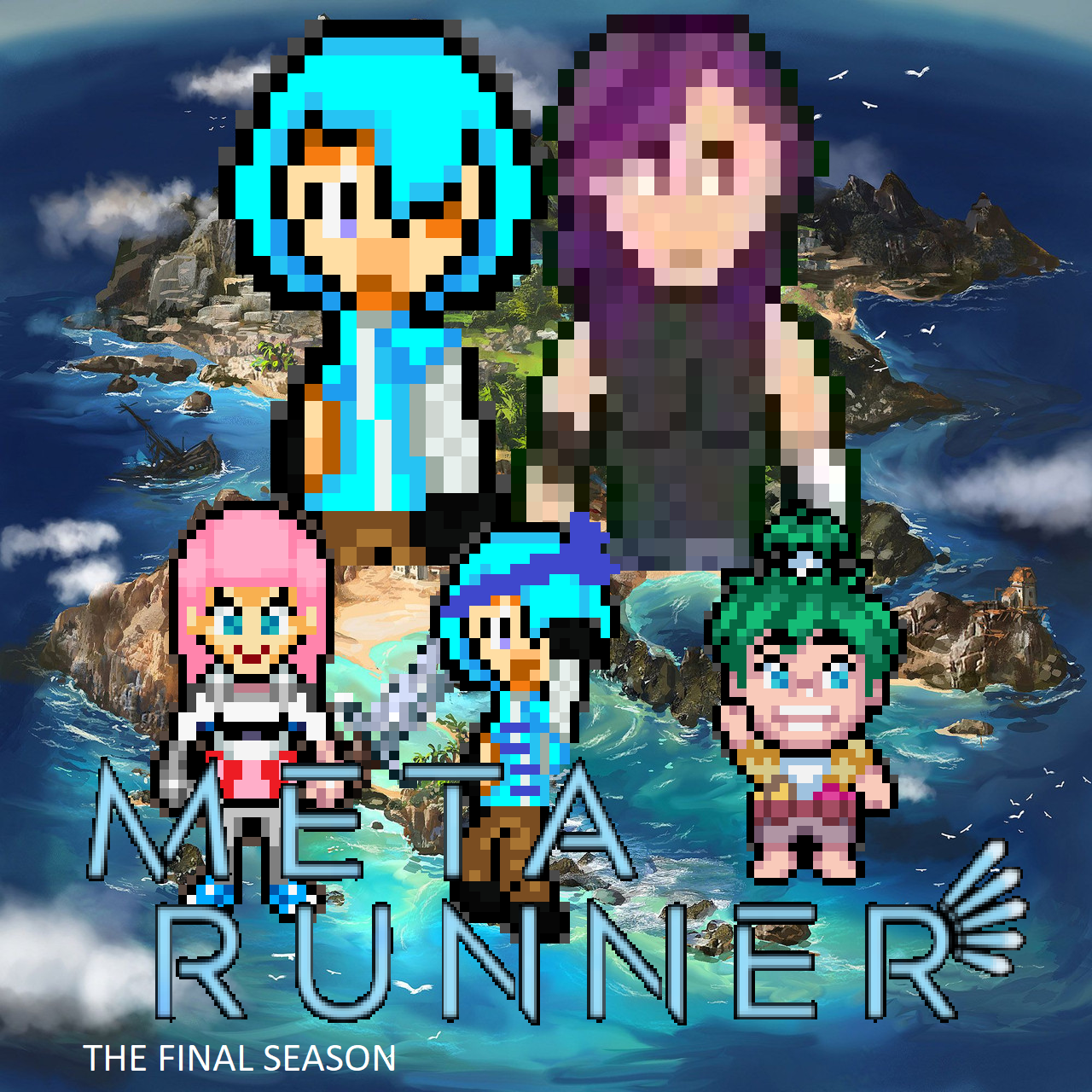 Meta Runner Drawings Meta Runner Season 3 Poster Pixelated by BiohazardStudios1 on DeviantArt