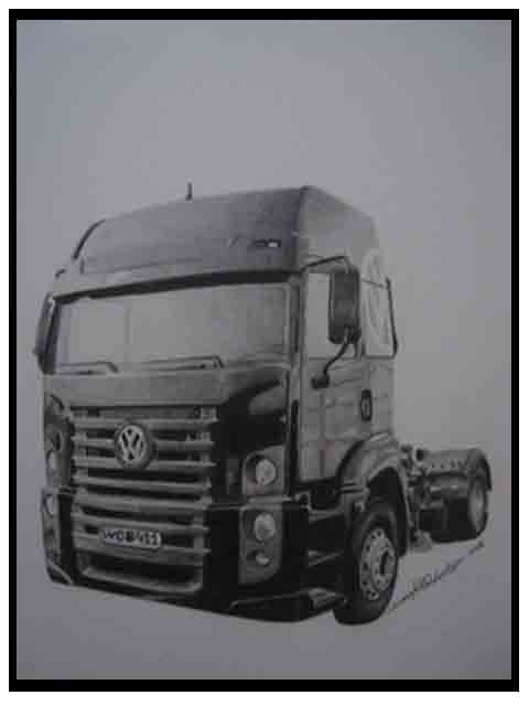 desenho do scania