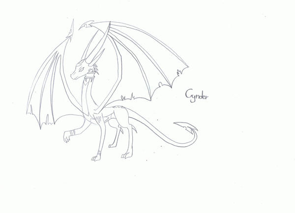 Cyndro Cynder-traditional art by Dragnoodlez on DeviantArt
