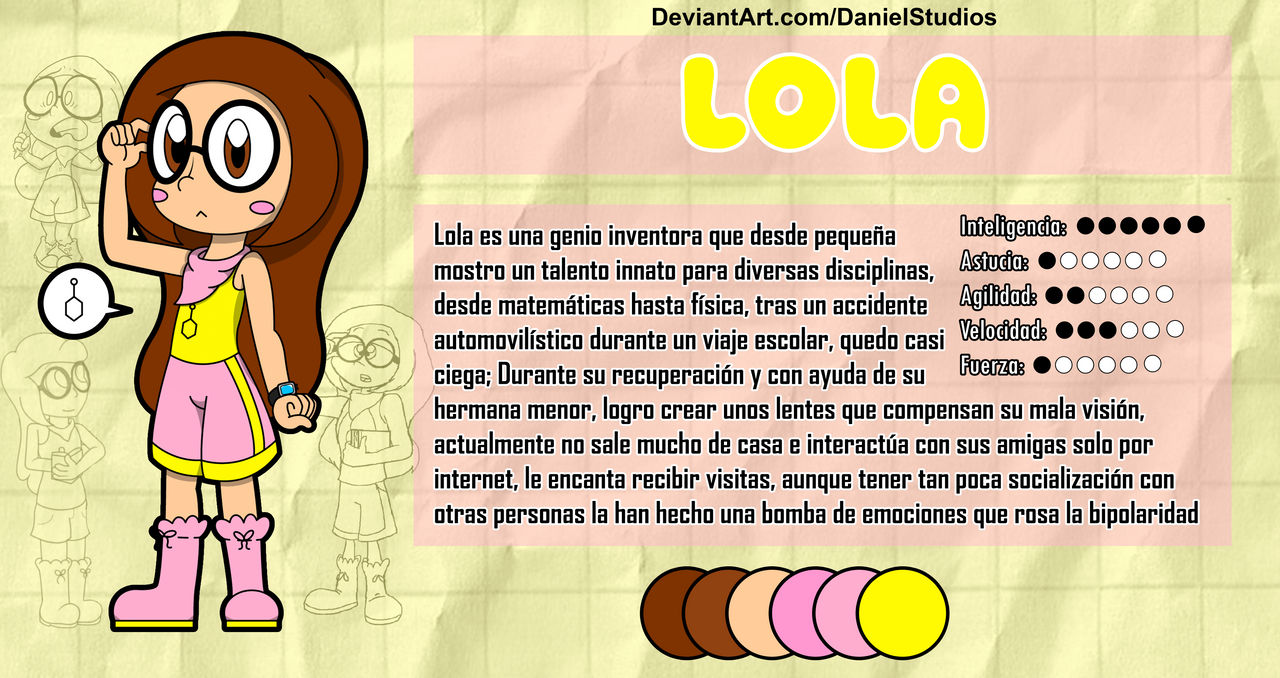Lola Ref Sheet By DanielStudios On DeviantArt