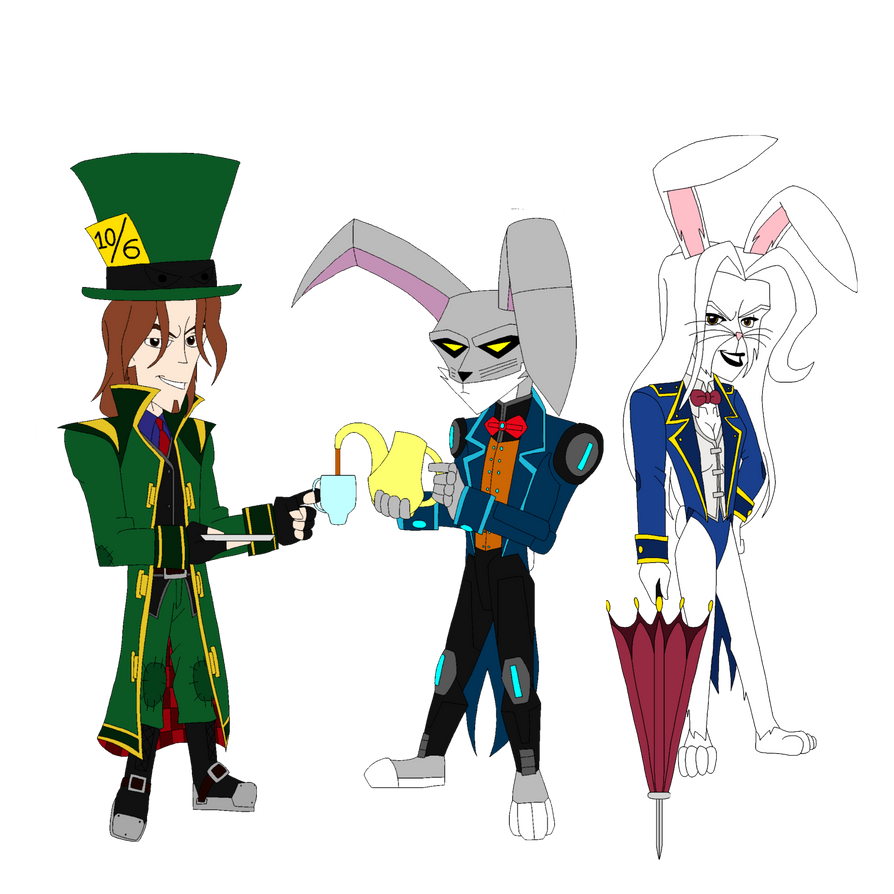 Mad Hatter/Jervis Tech, White Rabbit, Mr. Rabbit by Hulksmash2004 on ...