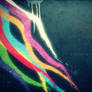 Rainbown splatter