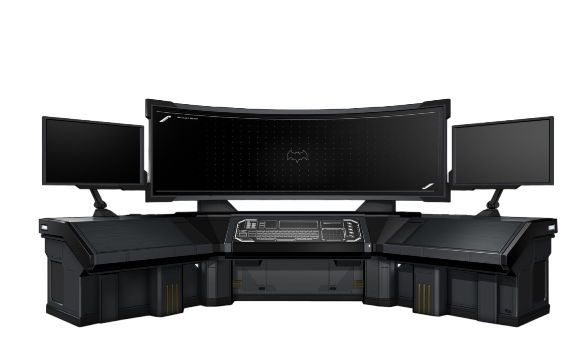 Batcomputer Transparent Bat computer png by myleslairdbackup on DeviantArt