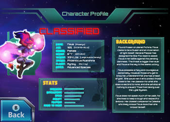 CLASSIFIED: Character Profile Nova