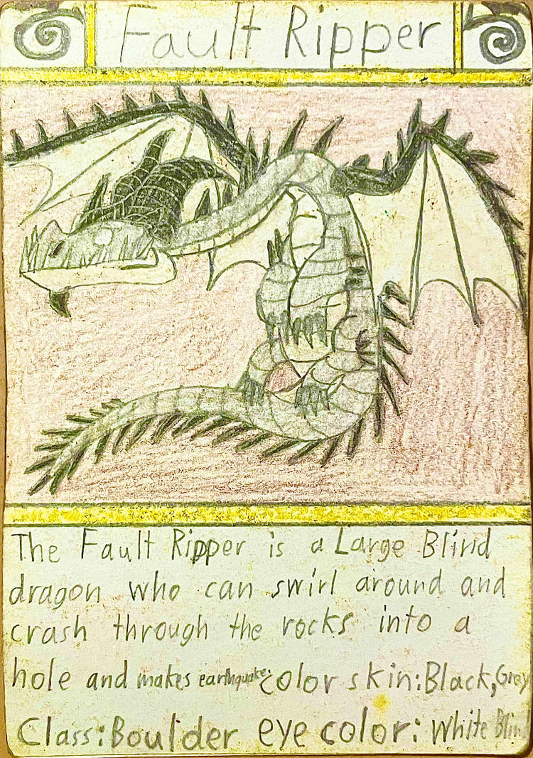 Dragon Cards #70 Fault Ripper by Gustthank on DeviantArt